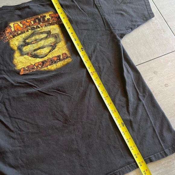 Y2K Harley Davidson black cotton t-shirt with eagle graphic  #biker #motorcycle - Picture 8 of 8